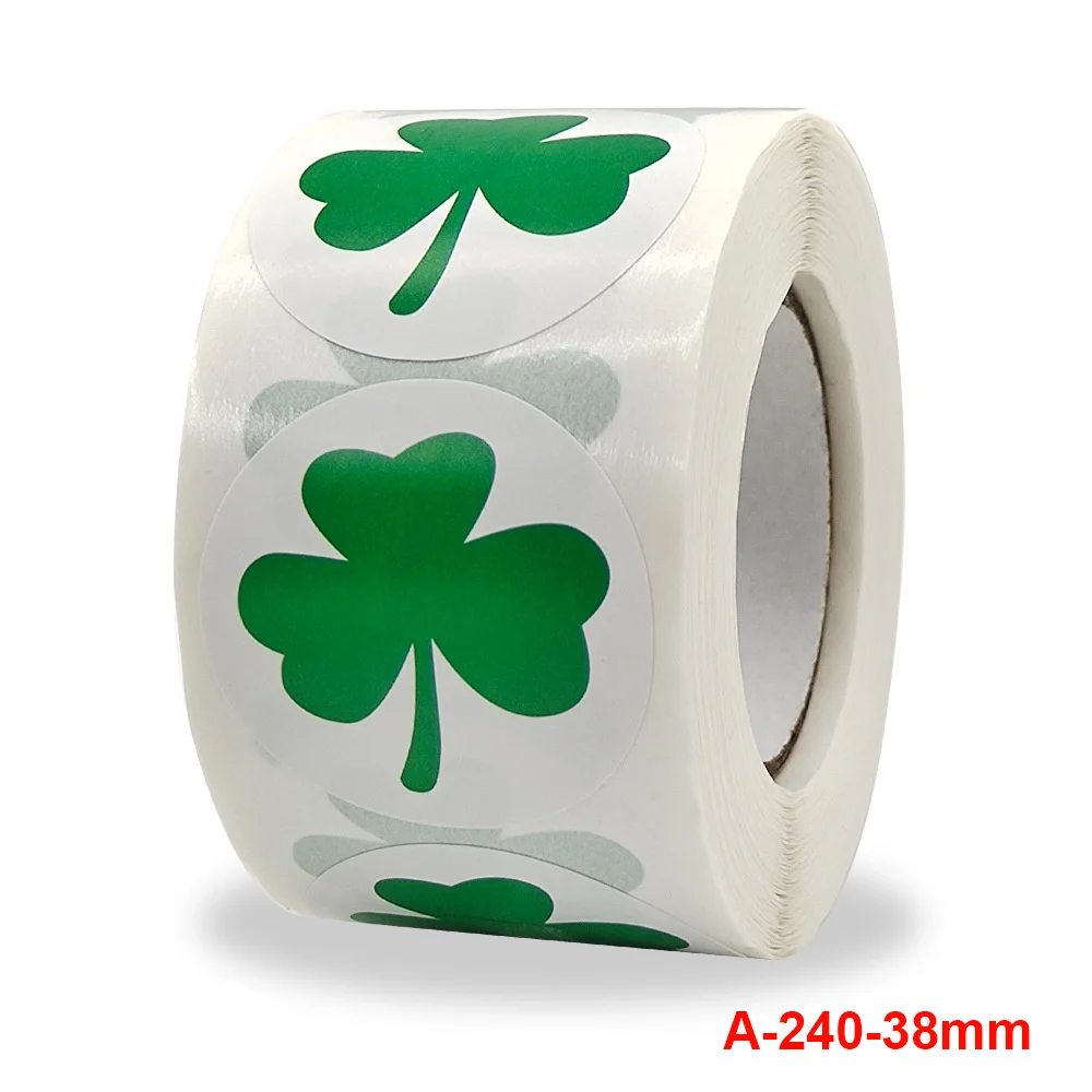 Ирландская наклейка для вечеринки трефольга Святого Патрика = декоративная