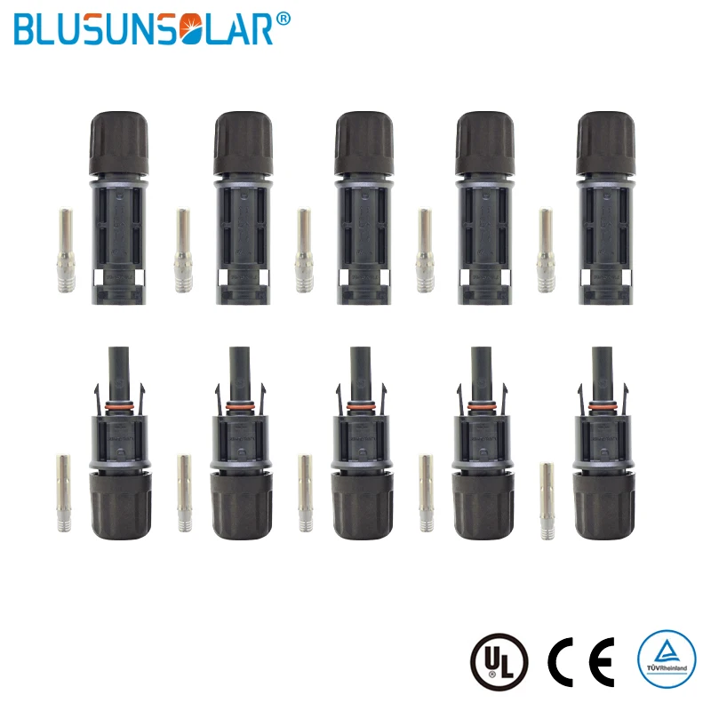 Штепсельный кабель для солнечной панели 20 пар/компл. 1500 В водонепроницаемый