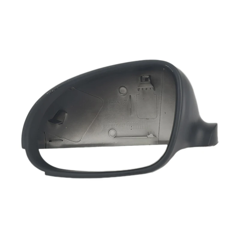 Matte black Left ABS автомобильный зеркальный чехол КРЫШКА ДЛЯ 2006-2010 VW Jetta MK5 Passat B6 Golf 5 автомобильные аксессуары для стайлинга автомобилей Автомобильные товары - Color: Matte black Left