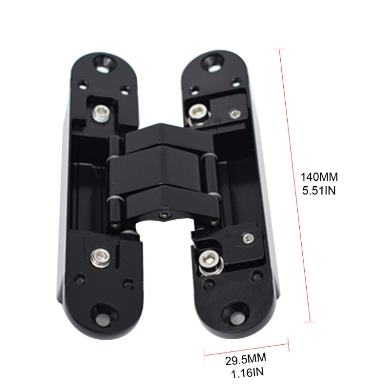 

3D adjustable hidden door hinge adjustable conceal hinge /invisible door hinge for 2 hinges