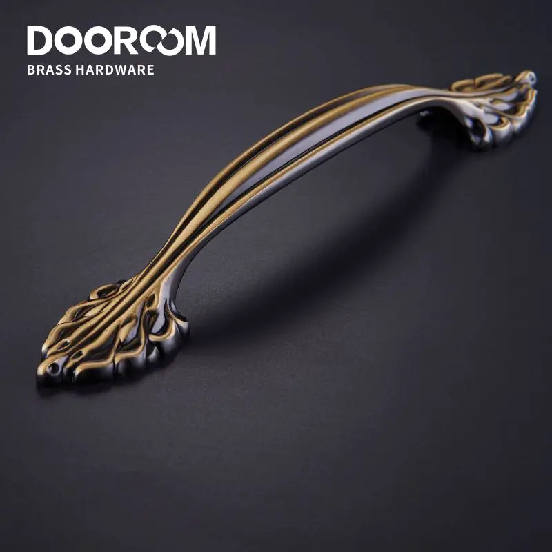 Латунные европейские ручки для мебели Dooroom антикварные американские ящиков