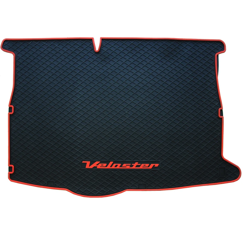 

Special Rubber Latex Car Trunk Mats for Hyundai Veloster Durable Waterproof Cargo Liner Boot Carpets for Veloster