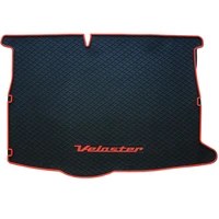 special rubber latex car trunk mats for hyundai veloster durable waterproof cargo liner boot carpets for veloster