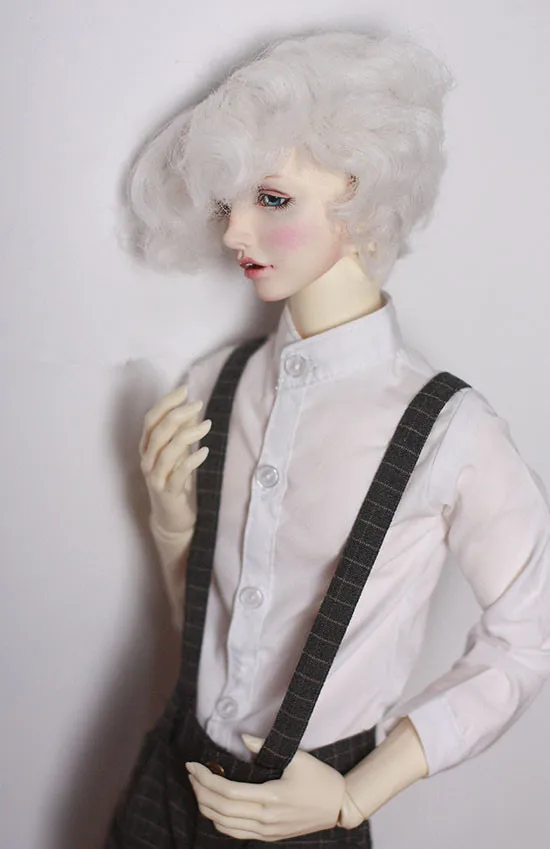 BJD кукла джентльмен стоячий воротник белая рубашка для 1/3 1/4 SD кукольные
