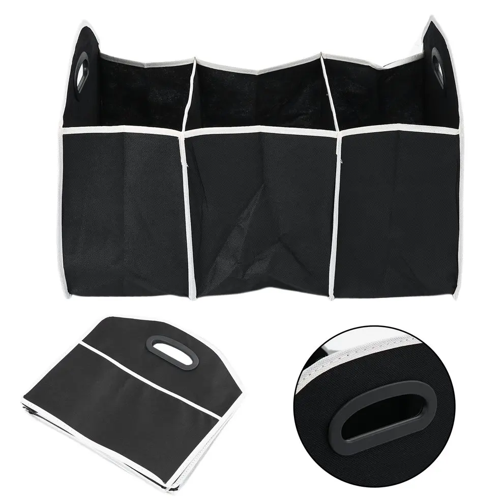 

Folding Collapsible Sturdy Robust Car Storage Box Car Boot Organiser Shopping Tidy Collapsible Space Saving Storage Box