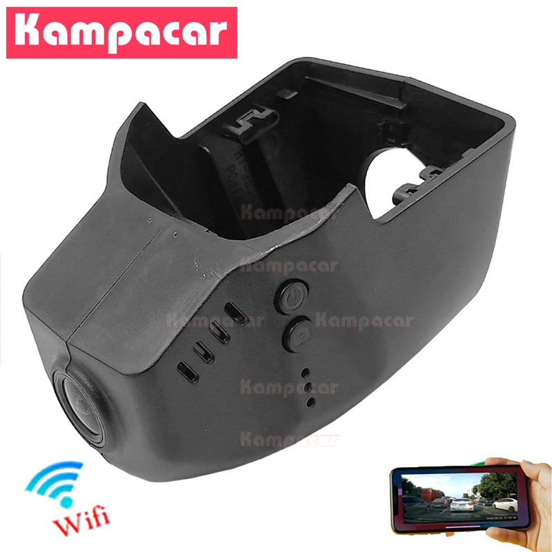 

Kampacar SKD07-C Wifi Car DVR Dash Cam Video Recorder For Skoda Kodiaq Karoq Kamiq Kodiak Rapid Superb 76mm 4K 2160P DashCam