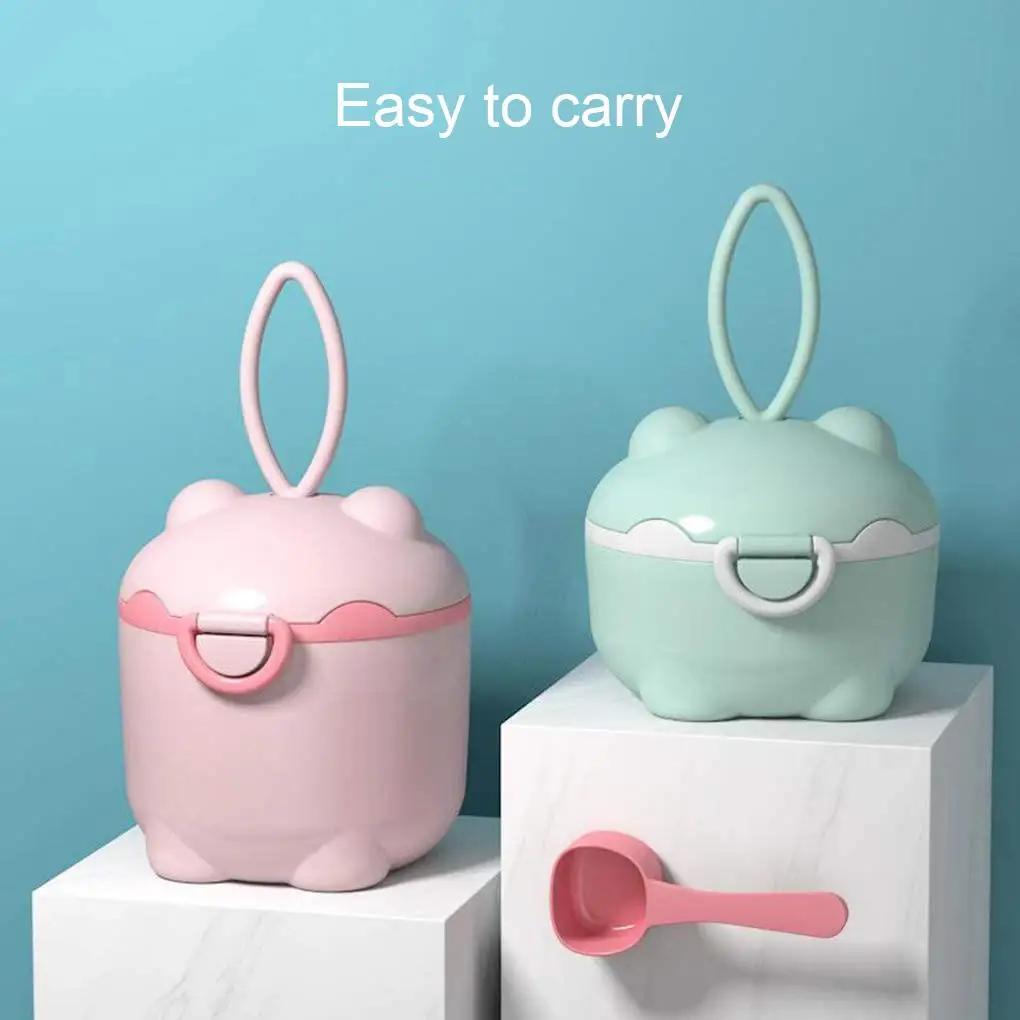 

Milk Powder Box Baby Milk Powder Portable Cute Pig Food Storage Box Essential Cereal Infant Toddle Snacks Container NO BPA