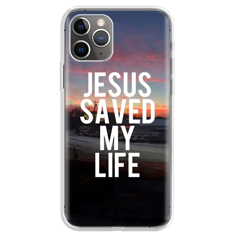 God Jesus Pray Cover Phone Case For iPhone 14 13 12 11 Pro 7 6 X 8 6S Plus XS MAX + XR Mini SE 5S Coque Shell Capa Fundas Phone