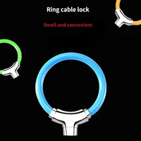 portable bicycle lock riding equipment bold electric bicycle lock ring key color anti theft lock