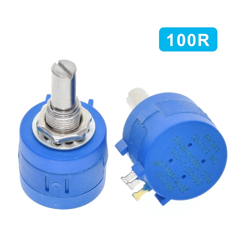 3590S Multiturn потенциометр 500 1 K, 2K 5K 10K 20K 50K 100K Ом Потенциометр переменный резистор 3590 102 202 502 103