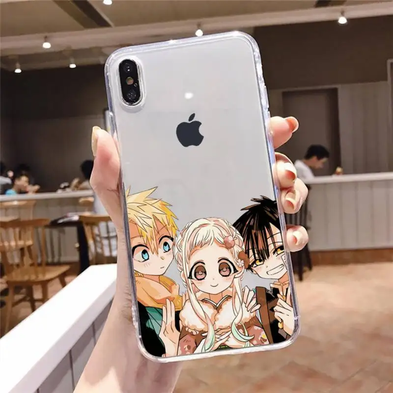 

Jibaku Shounen Hanako kun anime Phone Case For iphone 12 11 8 7 6s 6 5 5s 5c se plus mini x xs xr pro max Transparent soft