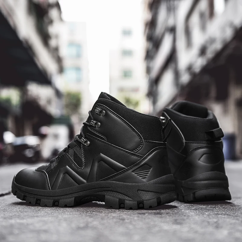 

Men Casual Boots Outdoor Footwear Zapatillas Altas Hombre Casual Shoes Men Leather High Top Man Shoe Men's Sneakers Fashion