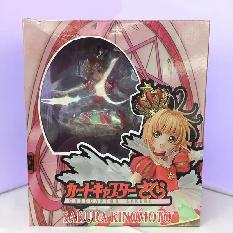 25 см масштаб 1/7 аниме карточка каптор Сакура КИНОМОТО 15-я годовщина ПВХ