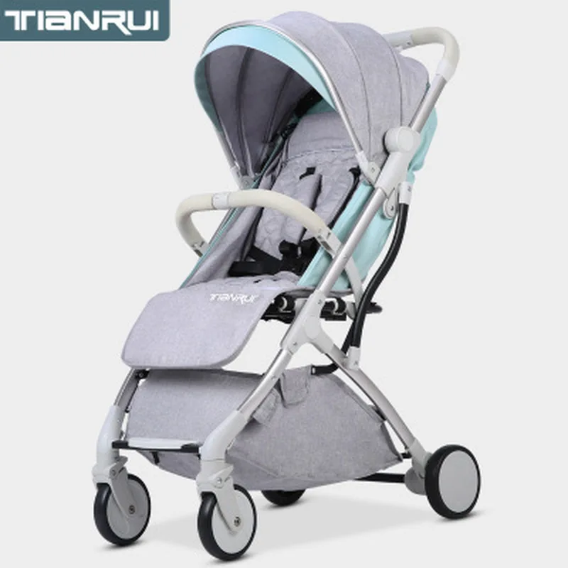 Baby Stroller Foldable Easy To Carry High Landscape Baby Infant Pram Carriage Pram  Stroller and Car Seat  Small Stroller images - 6