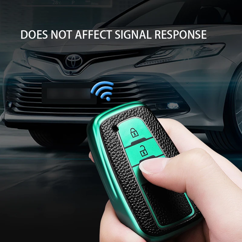 2020 Новый кожаный ТПУ три кнопки чехол ключа дистанционного управления