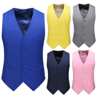 mens suit vest%ef%bc%8cwaistcoat%ef%bc%8cfour seasons leisure new style solid colorbutton doorpocket decoration17 colorsm 6xlgood quality