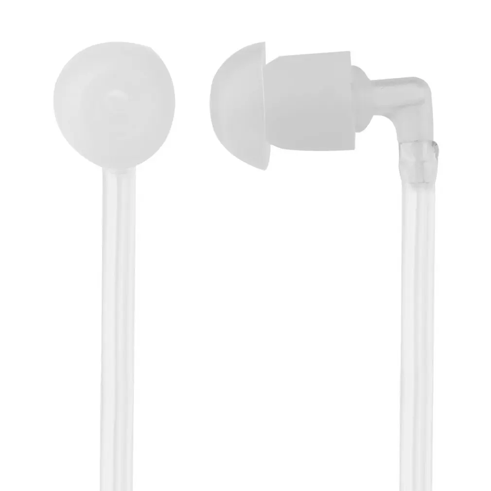 ordinary 3 5mm single listenreceive only covert acoustic tube earpiece headset for two way radio speaker mic microphone free global shipping