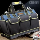 Многофункциональная сумка для инструментов 1680D, водонепроницаемая сумка для хранения с несколькими карманами из ткани Оксфорд