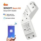 Беспроводной Таймер Sonoff Basic R2, умный модуль переключателя сделай сам для Apple Android APP для ITEAD, работает с Alexa Google Home eWeLink