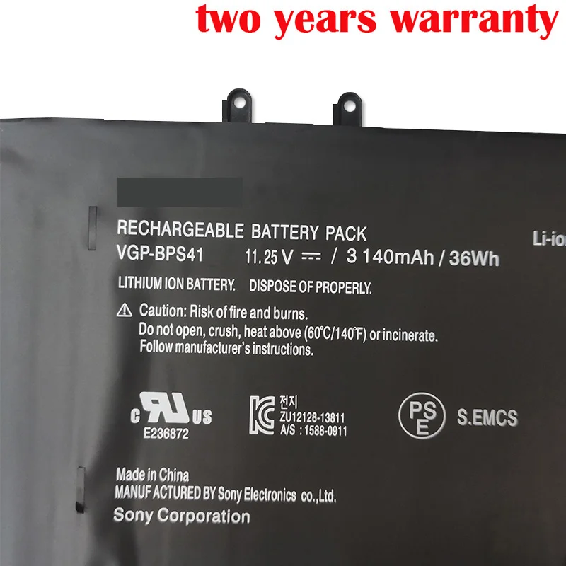 VGP-BPS41 3140 мАч Новый аккумулятор для ноутбука Sony Vaio Flip13 SVF13N SVF13N13CXB SVF13NA1UL SVF13N18SCB SVF13N25CG