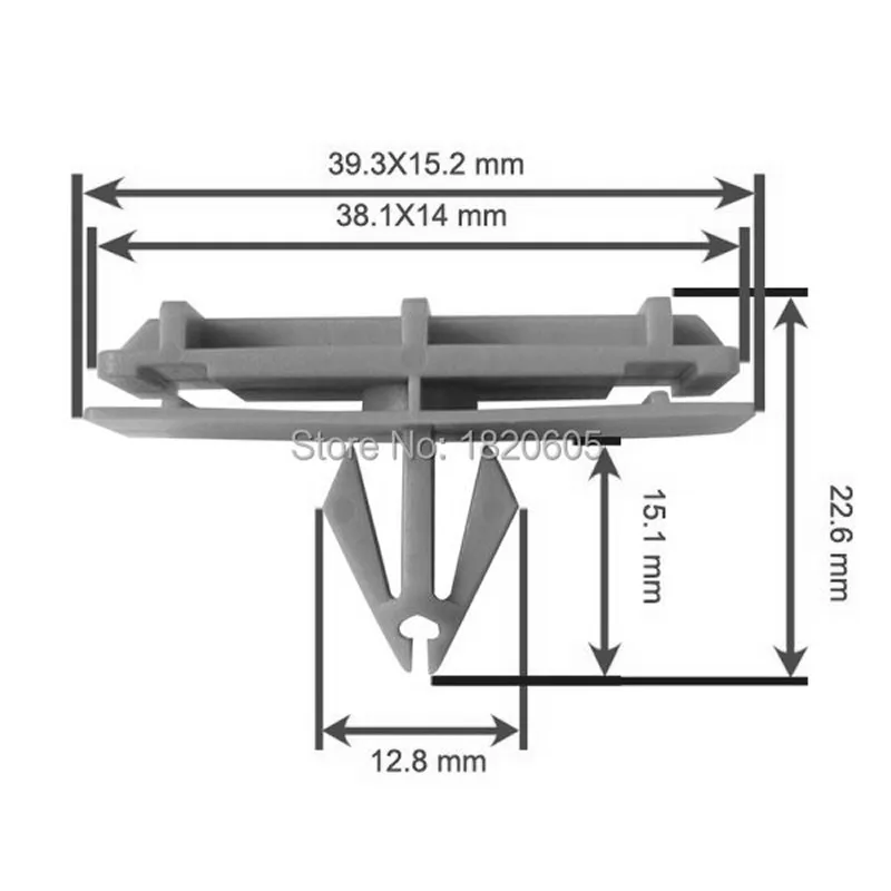 100x высококачественные защелки для крыльев фиксаторы литья кулиса Jeep Wrangler Unlimited JK