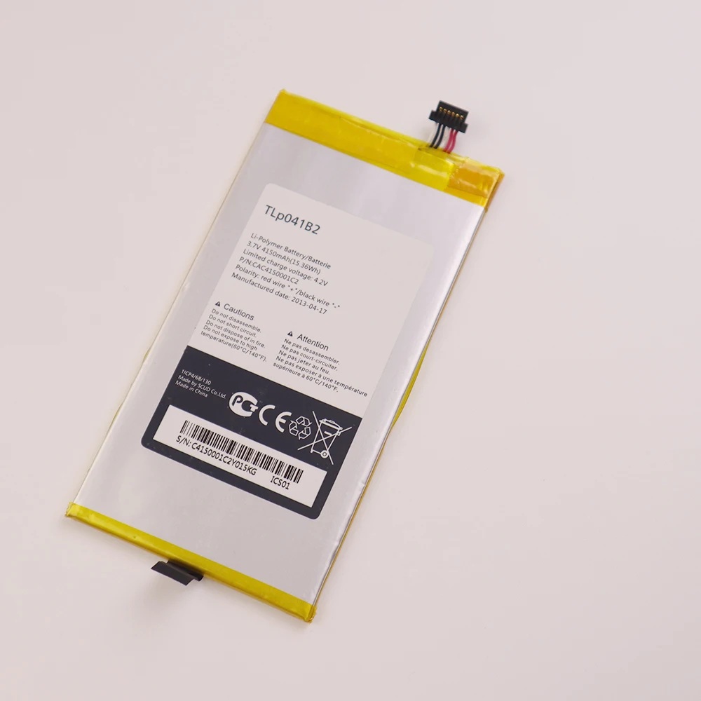 Высококачественная аккумуляторная батарея 4150 мач TLP041B2 аккумулятор для Alcatel One Touch