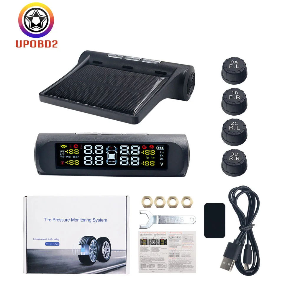 Система контроля давления в шинах автомобиля шины Давление монитор Системы ЖК