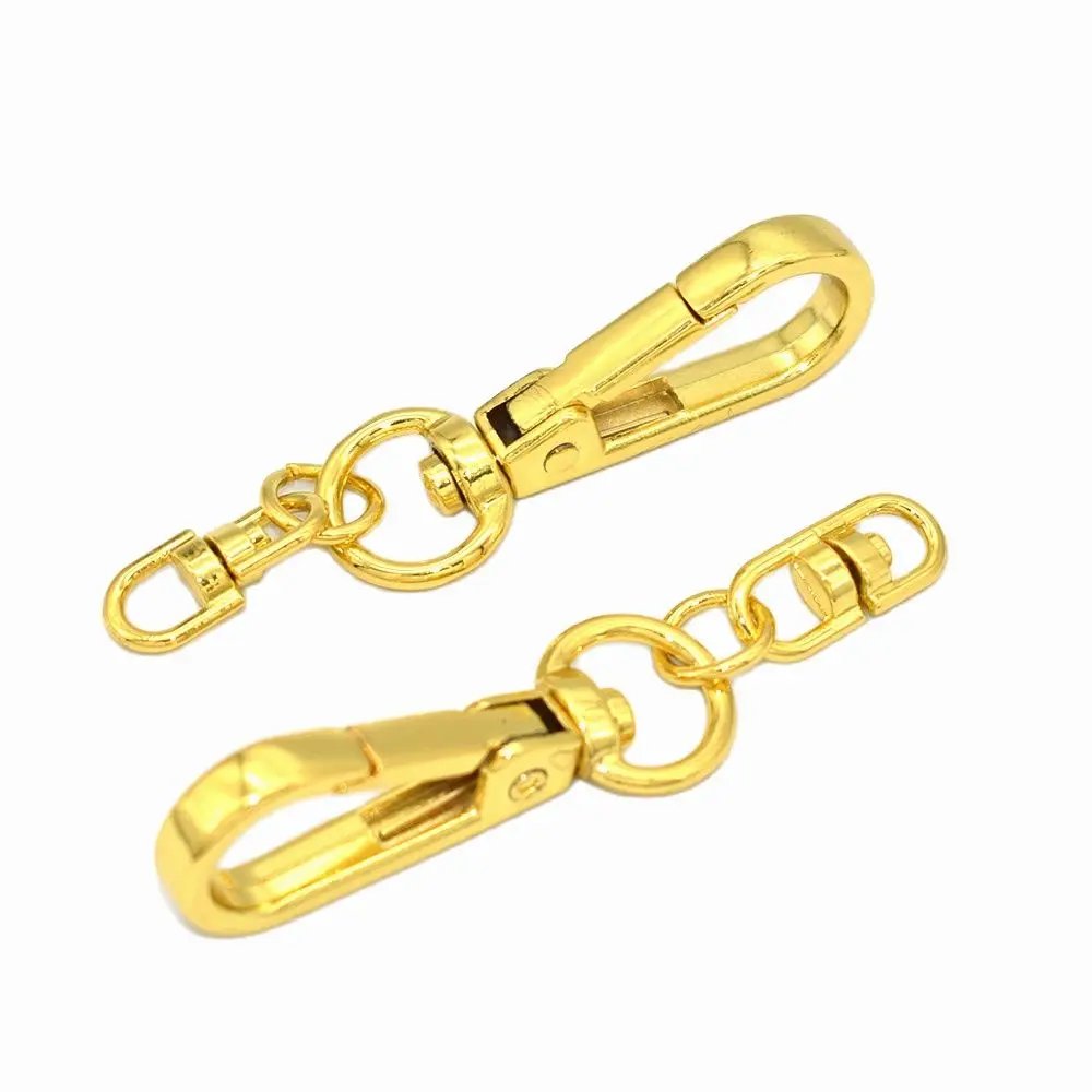 Поворотные застежки 2 дюйма Золотое овальное кольцо с брелоком поворотные крючки