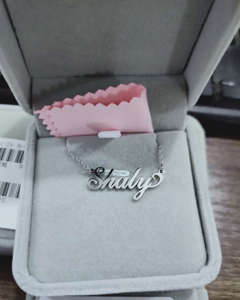 Золотая цепочка из нержавеющей стали персонализированные детские именные