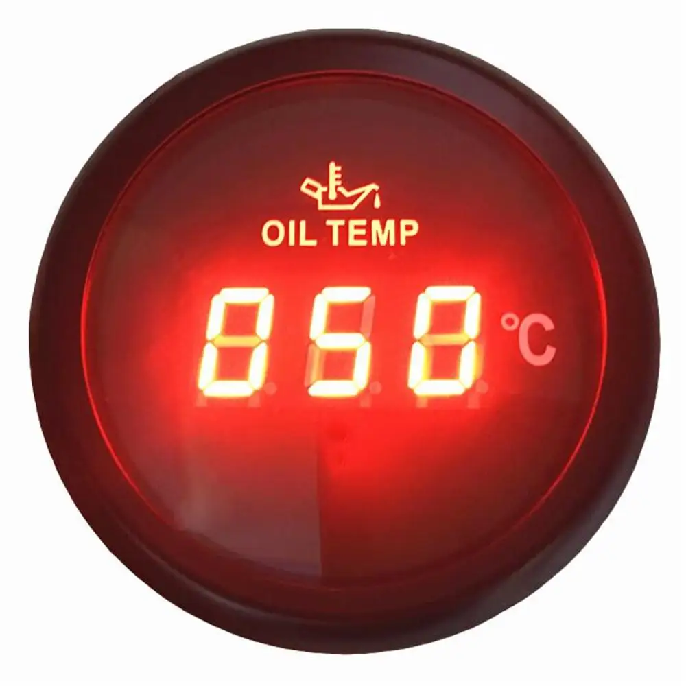 Упаковка 1 52 мм цифровой датчик температуры масла 50 150degree Lcd измеритель 361 ~ 19ohm 9 32VDC