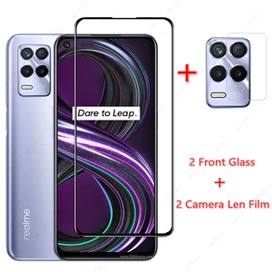 glass on realme 8s 5g full cover tempered glass for realme 8s 5g screen protector camera protective glass for realme 8s 8i 8 pro free global shipping