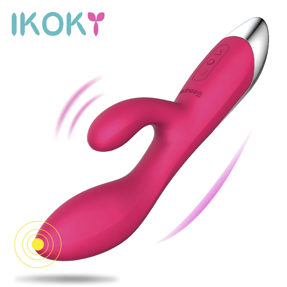 IKOKY 9 режимов Вибратор Кролик фаллоимитатор Вагина клитор телефон Стимуляция