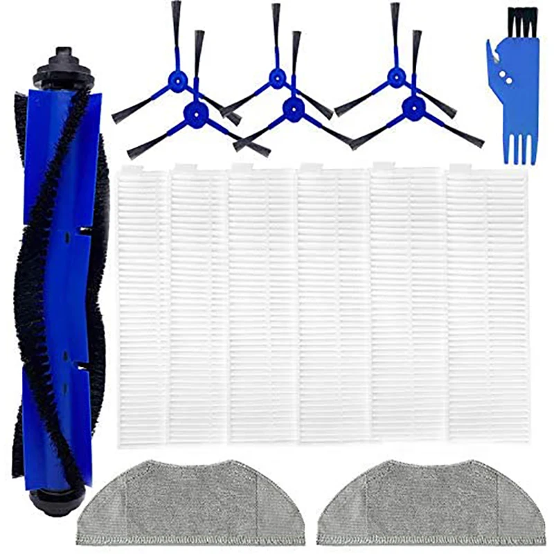 

Replacement Parts for Eufy RoboVac L70 Hybrid Robotic Vacuum Cleaner Accessories Kit, Filters Brushes Mopping Pads