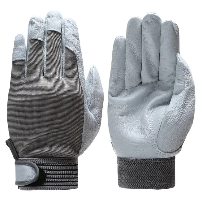 QIANGLEAF мужские кожаные рабочие перчатки 508