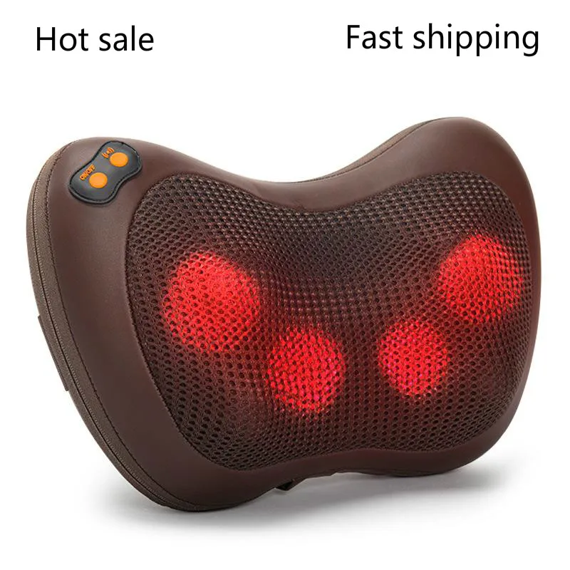 Расслабляющая массажная подушка 4-8 голов разминающий Массажер для плеч спины шеи