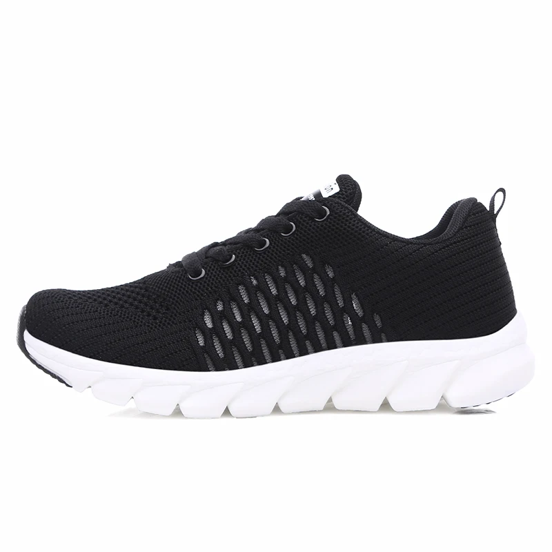 

WUJIE20 women's shoes vulcanized shoes ladies casual lace-up non-slip breathable mesh sports shoes running soft shoes women flat