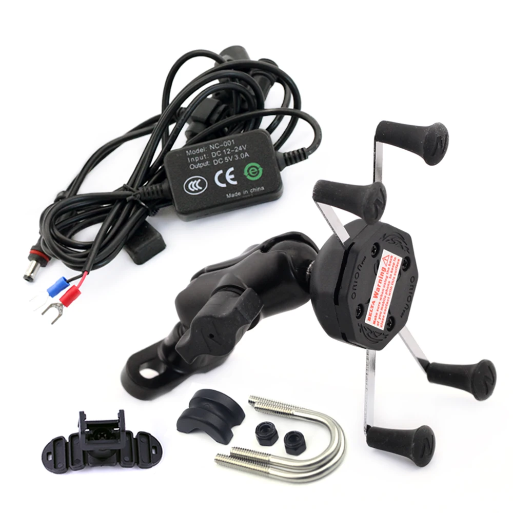 Держатель для телефона X-Grip зарядное устройство USB KTM 950/990/1050/1190/1290 Super DUKE/R Supermoto/R ADV/S