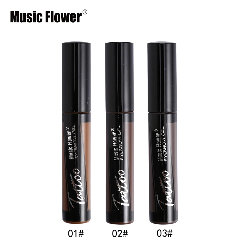 Бренд Music Flower макияж для глаз гель бровей водонепроницаемый оттенок крем