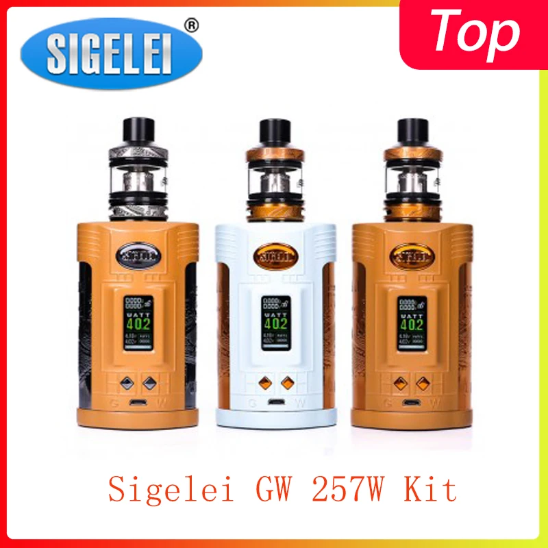 Распродажа! Sigelei GW 257 Вт комплект Поддержка по двойной 21700/20700/18650 батареи с 1 0
