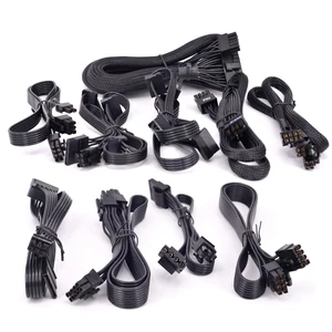 Для Seasonic FOCUS PLUS Gold FX периферийный 4-контактный SATA IDE PCIe центральный процессор основное питание ATX 24-контактный GPU VGA карта источник питания кабель для майнинга