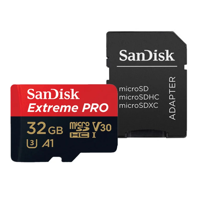 Original SanDisk Micro SD 512G 256G Extreme Pro Card Up to 170MB/s128GB 64GBA2 V30U3TF Card 32GB A1 Memory Card With SD Adapter