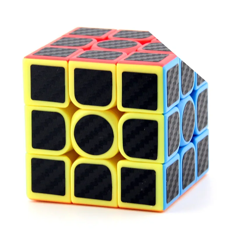 Оригинальные Высококачественные наклейки из углеродного волокна MoYu MeiLong 3x3x3