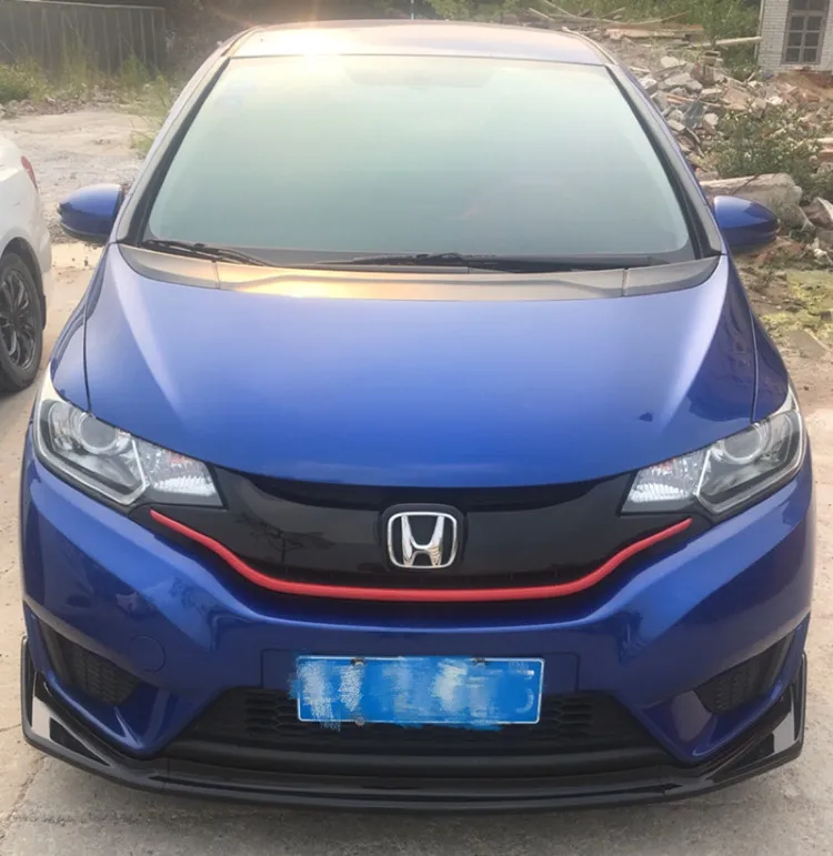 Для Honda Jazz Fit защита для переднего бампера диффузор 2014 2015 2017 подходит GK5 комплект