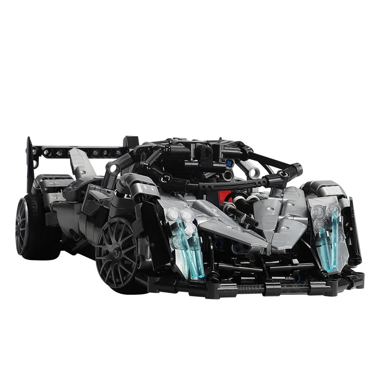 

XB21001-21002 Small Particles Assembled Building Blocks Toy USB Charging Technology Remote Control Sports Car Boy Toy Collection
