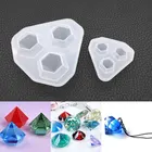 DIY Кристалл эпоксидная смола 3 с алмазной смолой форма Высокая зеркальная гипсовая ароматерапия форма для выпечки украшения силиконовая креативная ручная работа