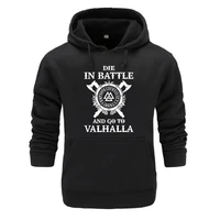 odin vikings sweatshirt men die in battle and go to valhalla hoodie crewneck sweatshirts 2021 winter autumn hip hop streetwear
