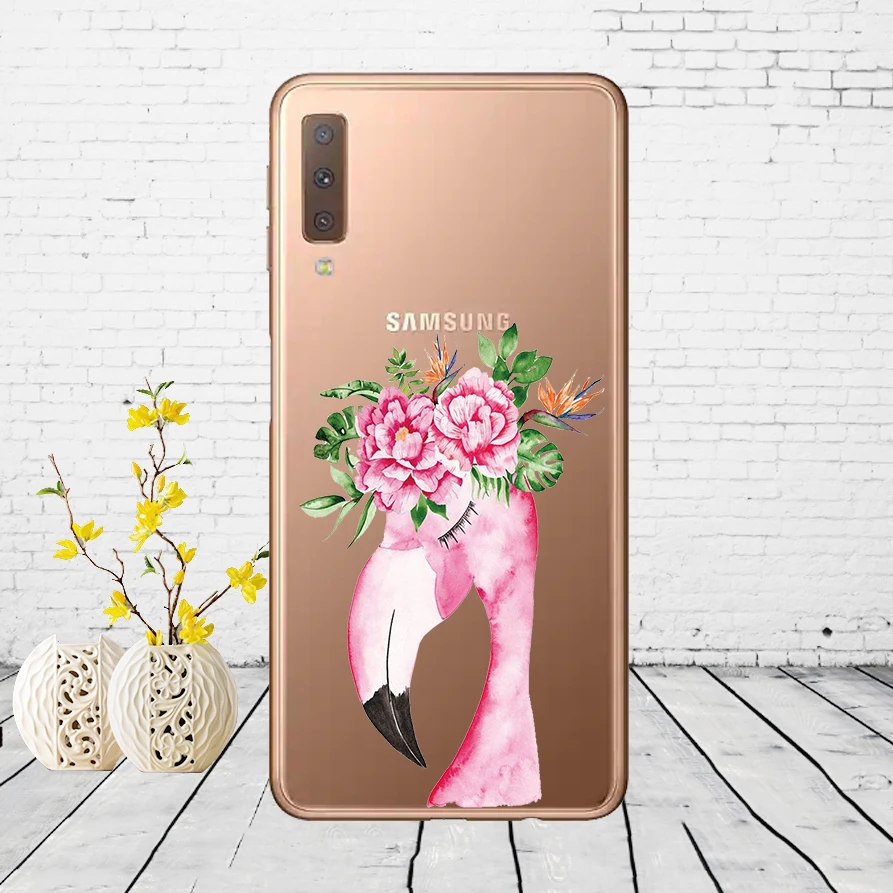 Чехол для samsung Galaxy A7 силиконовый чехол для телефона с принтом чехол-накладка на заднюю крышку для samsung A7 A750 A750F 6,0 дюймов - Цвет: K4