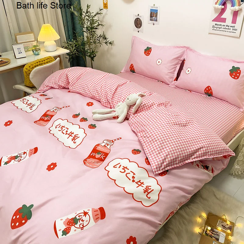 Милый детский модный набор для детей простыни постельное белье взрослых