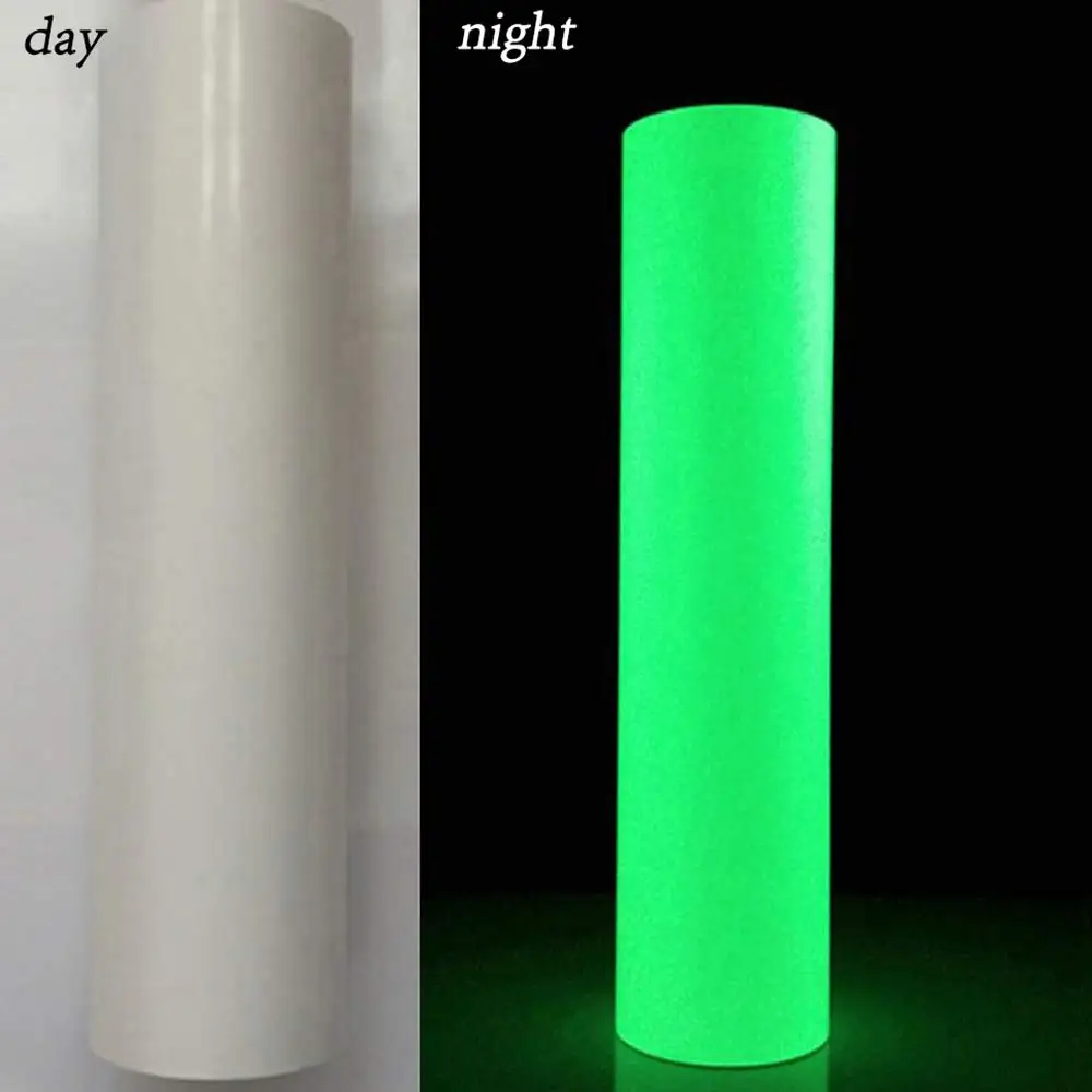 Светящийся в темноте виниловый термотрансферный рулон для футболок термопресс