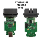 Диагностический кабель hex VAG ottff для A-UDI V2 21,3, для Skoda Seat VAG 20.12.0 ATMEGA162 + 16V8 + FT232RQ, многоязычный, для V-W, A-UDI